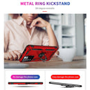 For Xiaomi Redmi Note 11 Pro 5G Shockproof TPU + PC Phone Case with 360 Degree Rotating Holder(Red)