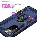 For Xiaomi Redmi Note 11 Pro 5G Shockproof TPU + PC Phone Case with 360 Degree Rotating Holder(Blue)