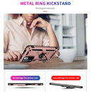 For Xiaomi Redmi Note 11 Pro 5G Shockproof TPU + PC Phone Case with 360 Degree Rotating Holder(Rose Gold)