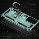 For Xiaomi Redmi Note 11 Pro 5G Shockproof TPU + PC Phone Case with 360 Degree Rotating Holder(Dark Green)