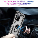 For Xiaomi Redmi Note 11 Pro 5G Shockproof TPU + PC Phone Case with 360 Degree Rotating Holder(Silver)