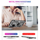 For Xiaomi Redmi Note 11 Pro 5G Shockproof TPU + PC Phone Case with 360 Degree Rotating Holder(Silver)