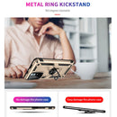 For Xiaomi Redmi Note 11 5G Shockproof TPU + PC Phone Case with 360 Degree Rotating Holder(Gold)