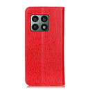 For OnePlus 10 Pro Magnetic Crazy Horse Texture Horizontal Flip Leather Phone Case with Holder & Card Slots & Wallet(Red)