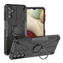 For Samsung Galaxy A13 5G Armor Bear Shockproof PC + TPU Phone Case with Ring Holder(Black)