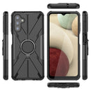 For Samsung Galaxy A13 5G Armor Bear Shockproof PC + TPU Phone Case with Ring Holder(Black)