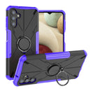 For Samsung Galaxy A13 5G Armor Bear Shockproof PC + TPU Phone Case with Ring Holder(Purple)