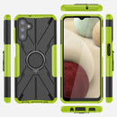 For Samsung Galaxy A13 5G Armor Bear Shockproof PC + TPU Phone Case with Ring Holder(Green)
