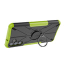 For Samsung Galaxy A13 5G Armor Bear Shockproof PC + TPU Phone Case with Ring Holder(Green)