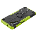 For Samsung Galaxy A13 5G Armor Bear Shockproof PC + TPU Phone Case with Ring Holder(Green)