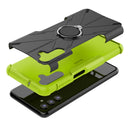 For Samsung Galaxy A13 5G Armor Bear Shockproof PC + TPU Phone Case with Ring Holder(Green)
