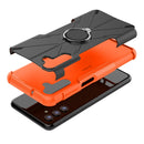 For Samsung Galaxy A13 5G Armor Bear Shockproof PC + TPU Phone Case with Ring Holder(Orange)