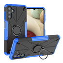 For Samsung Galaxy A13 5G Armor Bear Shockproof PC + TPU Phone Case with Ring Holder(Blue)