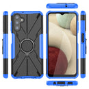 For Samsung Galaxy A13 5G Armor Bear Shockproof PC + TPU Phone Case with Ring Holder(Blue)