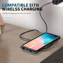 For Samsung Galaxy S10+ 3 in 1 PC + TPU Phone Case with Ring Holder(Black)