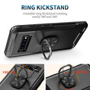 For Samsung Galaxy S10+ 3 in 1 PC + TPU Phone Case with Ring Holder(Black)