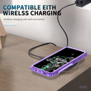 For Samsung Galaxy S20 Ultra 3 in 1 PC + TPU Phone Case with Ring Holder(Purple)
