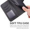 For Samsung Galaxy A13 5G Embossed Happy Cat Pattern Leather Phone Case(Black)