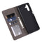 For Samsung Galaxy A13 5G Embossed Happy Cat Pattern Leather Phone Case(Grey)