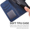For Samsung Galaxy A13 5G Embossed Happy Cat Pattern Leather Phone Case(Blue)