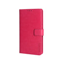 For Umidigi Bison X10 idewei Crazy Horse Texture Leather Phone Case(Rose Red)