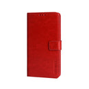 For Umidigi Bison X10 idewei Crazy Horse Texture Leather Phone Case(Red)
