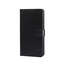 For Vivo Y76s idewei Crazy Horse Texture Leather Phone Case(Black)