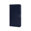 For Vivo Y76s idewei Crazy Horse Texture Leather Phone Case(Dark Blue)