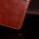 For Vivo Y76s idewei Crazy Horse Texture Leather Phone Case(Red)