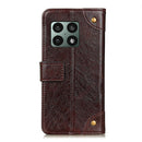 For OnePlus 10 Pro Copper Buckle Nappa Texture Horizontal Flip Leather Phone Case with Holder & Card Slots & Wallet(Coffee)
