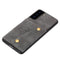 For Samsung Galaxy S22 5G Double Buckle PU + TPU Magnetic Phone Case(Grey)