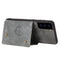 For Samsung Galaxy S22 5G Double Buckle PU + TPU Magnetic Phone Case(Grey)