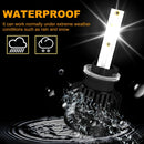 1 Pair P2 880 DC9-12V / 24W / 2200LM IP68 Car Waterproof Headlight 6LEDs SMD-3570 Lamp Beads(6000K White Light)