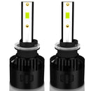 1 Pair P2 880 DC9-12V / 24W / 2200LM IP68 Car Waterproof Headlight 6LEDs SMD-3570 Lamp Beads(8000K White Light)