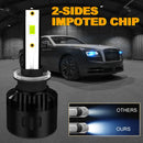 1 Pair P2 880 DC9-12V / 24W / 2200LM IP68 Car Waterproof Headlight 6LEDs SMD-3570 Lamp Beads(8000K White Light)