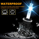 1 Pair P2 880 DC9-12V / 24W / 2200LM IP68 Car Waterproof Headlight 6LEDs SMD-3570 Lamp Beads(8000K White Light)