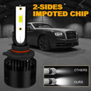 1 Pair P2 9005 DC9-12V / 24W / 2200LM IP68 Car Waterproof Headlight 6LEDs SMD-3570 Lamp Beads(6000K White Light)