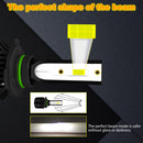 1 Pair P2 9006 DC9-12V / 24W / 2200LM IP68 Car Waterproof Headlight 6LEDs SMD-3570 Lamp Beads(6000K White Light)