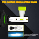 1 Pair P2 9006 DC9-12V / 24W / 2200LM IP68 Car Waterproof Headlight 6LEDs SMD-3570 Lamp Beads(8000K White Light)