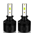 1 Pair P2 H3 DC9-12V / 24W / 2200LM IP68 Car Waterproof Headlight 6LEDs SMD-3570 Lamp Beads(8000K White Light)