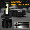 1 Pair P2 H4 DC9-12V / 24W / 2200LM IP68 Car Waterproof Headlight 6LEDs SMD-3570 Lamp Beads(6000K White Light)