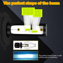 1 Pair P2 H4 DC9-12V / 24W / 2200LM IP68 Car Waterproof Headlight 6LEDs SMD-3570 Lamp Beads(8000K White Light)