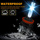 1 Pair P2 H11 DC9-12V / 24W / 2200LM IP68 Car Waterproof Headlight 6LEDs SMD-3570 Lamp Beads(8000K White Light)