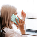 3 in 1 PC + TPU Phone Case with Ring Holder For iPhone SE 2022 / SE 2020 / 8 / 7(Mint Green)