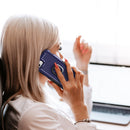 3 in 1 PC + TPU Phone Case with Ring Holder For iPhone SE 2022 / SE 2020 / 8 / 7(Navy Blue)