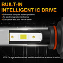 1 Pair Z3 9005 DC9-12V / 24W / 2200LM IP68 Car Waterproof Headlight 6LEDs SMD-3570 Lamp Beads(6000K White Light)