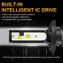1 Pair Z3 H4 DC9-12V / 24W / 2200LM IP68 Car Waterproof Headlight 6LEDs SMD-3570 Lamp Beads(6000K White Light)