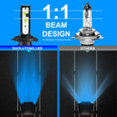 1 Pair Z3 H4 DC9-12V / 24W / 2200LM IP68 Car Waterproof Headlight 6LEDs SMD-3570 Lamp Beads(8000K White Light)
