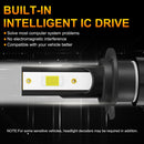 1 Pair Z3 H7 DC9-12V / 24W / 2200LM IP68 Car Waterproof Headlight 6LEDs SMD-3570 Lamp Beads(6000K White Light)