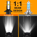 1 Pair Z3 H7 DC9-12V / 24W / 2200LM IP68 Car Waterproof Headlight 6LEDs SMD-3570 Lamp Beads(6000K White Light)